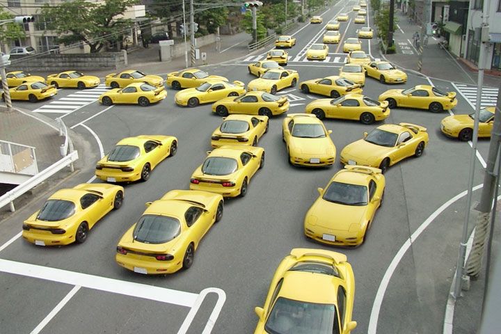 黄色い車ばっかり
